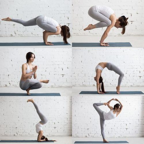 20个jpg女士瑜伽 高难度 姿势 动作 高清图片 设计素材2016080907