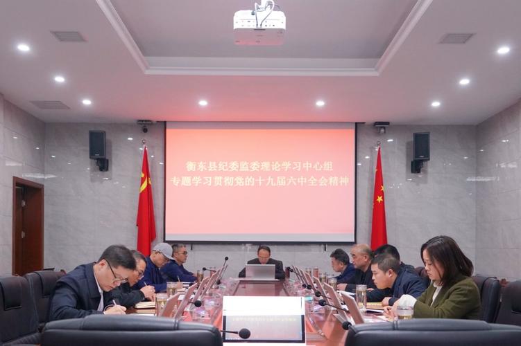 图片新闻衡阳纪检监察干部认真学习党的十九届六中全会精神