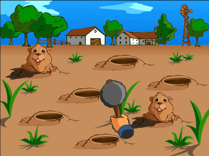 15个指令打造一款7洞打地鼠游戏中秋放假好解闷