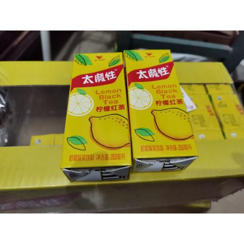 统一太魔性柠檬红茶网红茶经典柠檬茶风味饮品250ml24盒149元需买4件