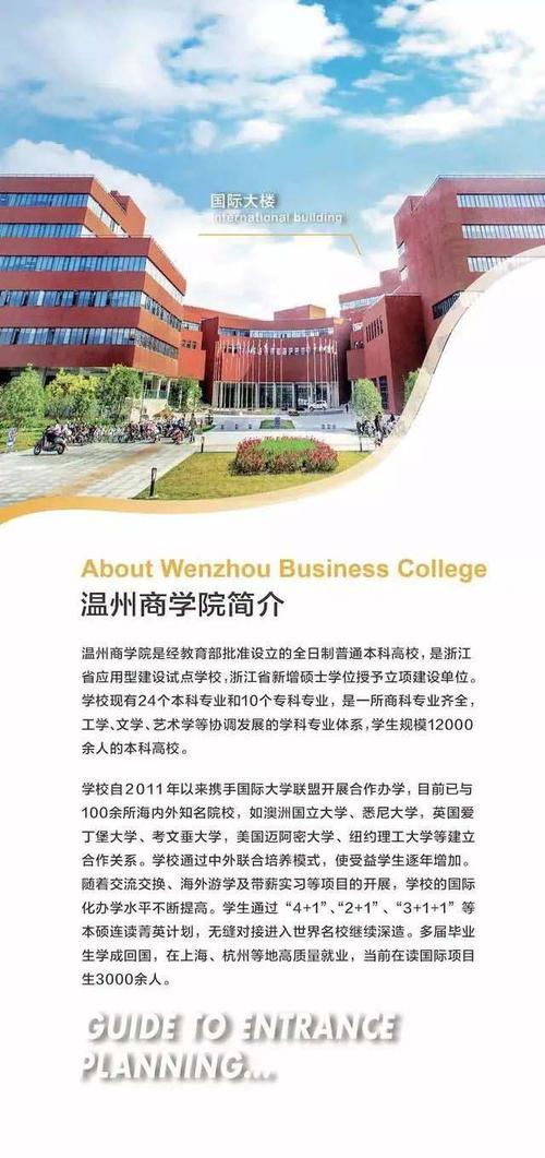 温州商学院2020年专升本招生计划公布