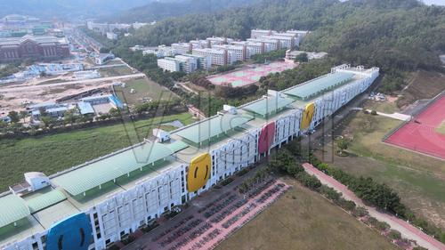 中山大学珠海校区教学楼大学校园多镜头_3840x2160