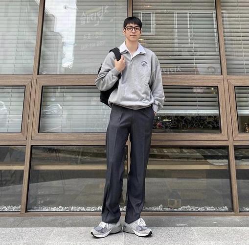 身高180cm 男生休闲感穿搭,利落感十足的搭配