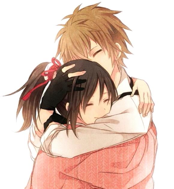 情侣 二次元 爱的抱抱