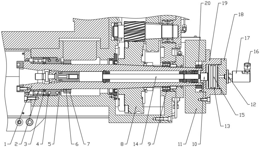 cn112643065a_一种数控滚齿机主轴结构在审