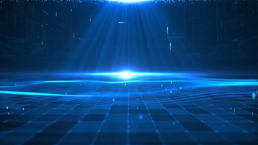 蓝色科技背景素材