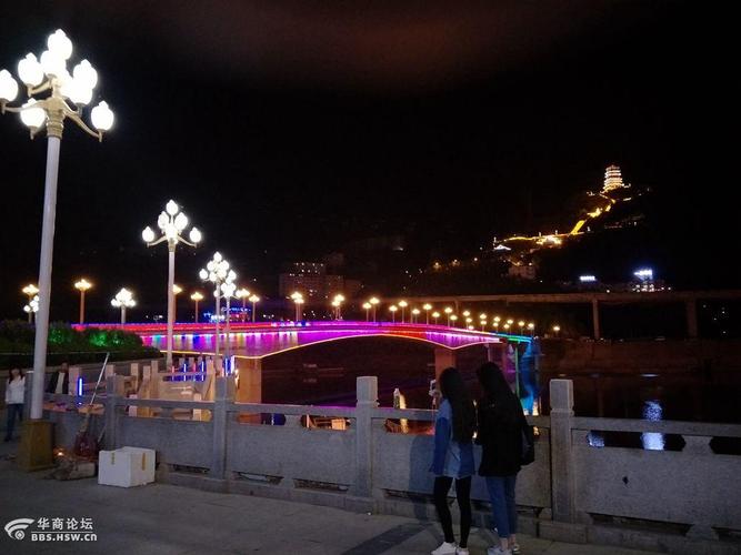 陕西紫阳县城夜景