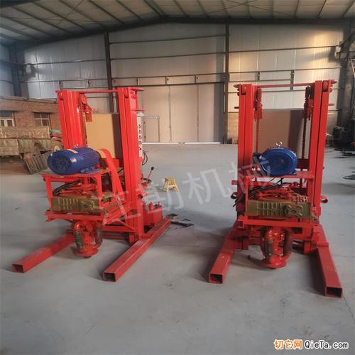 自走式地源热泵钻机7.5kw田野钻井机灌溉钻井机