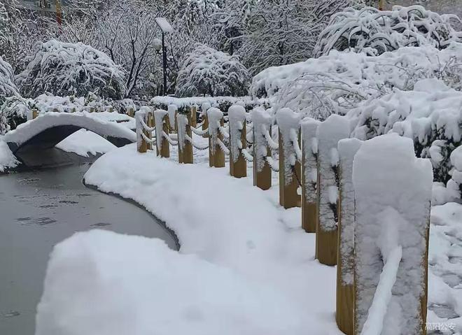 大雪降温天气高阳公安坚守一线保安全