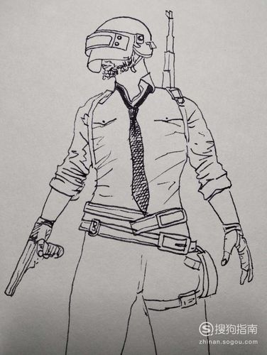 绝地求生人物怎么画?