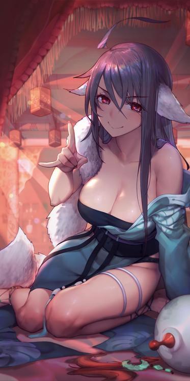 4k手机竖屏分辨率720x1440狐妖小红娘涂山雅雅性感壁纸