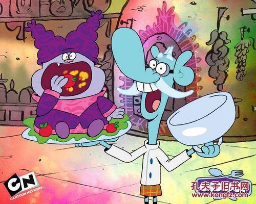 美国cn英语原声动画 chowder 爱吃鬼巧达 1 2季 12dvd 满300包邮