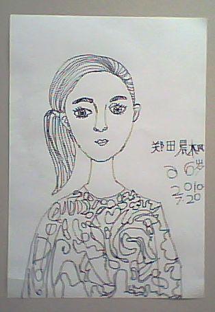 暑假美术班a班——线描画-妈妈【2010.7.20】
