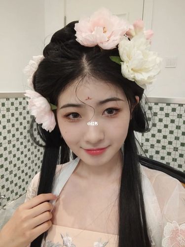 最近的汉服妆造水平已经炉火纯青了(不是)_汉服_发型_教程_汉服发型