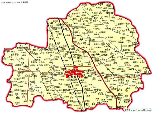河南漯河临颖县地图