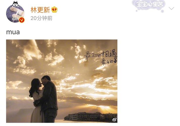 不知道的还以为林更新公布恋情了呢,粉丝们应该吓一跳