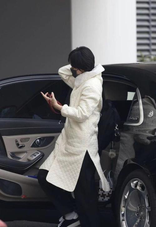 孙俪出门反差大司机开300万豪车送机她却穿长袍还拎个菜篮子