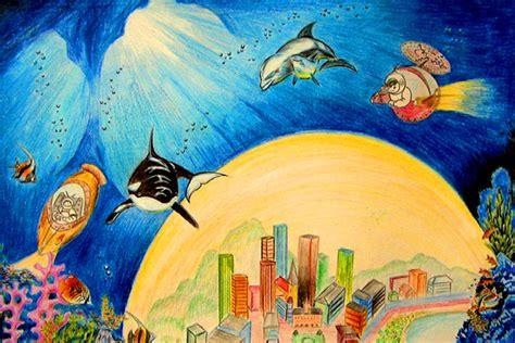 科幻画4k纸简单漂亮手抄报 4k手抄报