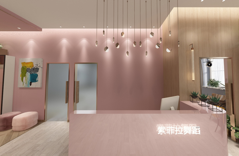 晨趣设计——索菲拉舞蹈房装修设计效果图片