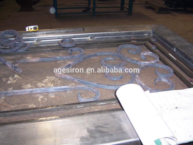 full welds on all parts classic hand made wrought iron