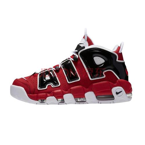 nike air more uptempo 大air 皮蓬 air 女款多配色 415082-600 红黑