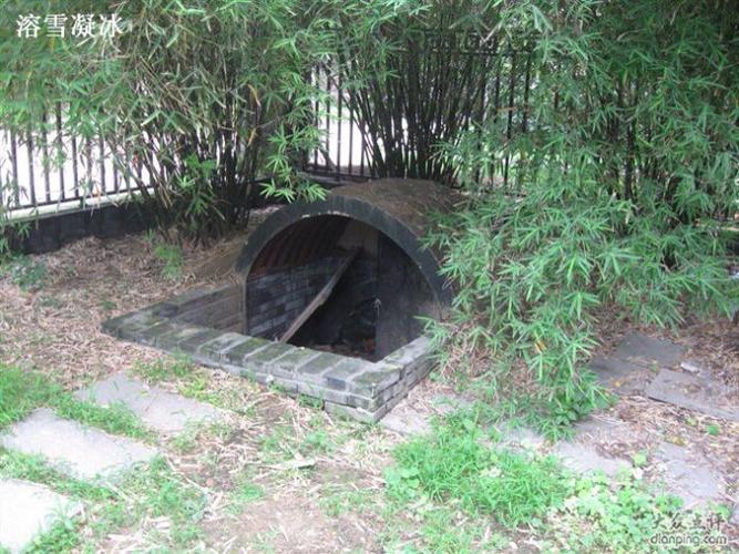 (隐蔽的防空洞入口)