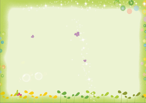 电子小报模板 a3横排 推广普通话 从我做起