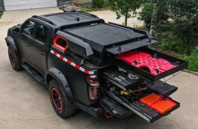 最帅长城炮黑弹小专版上线能开30年的皮卡太爽了