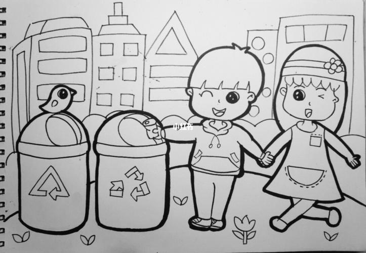 关于环保,生态的主题画