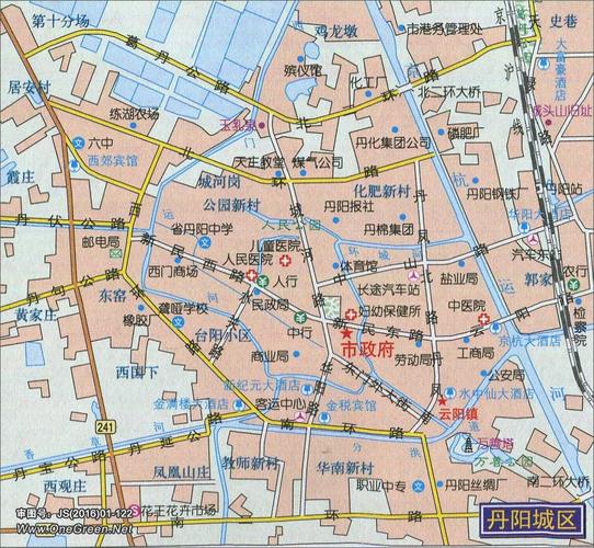 丹阳城区地图镇江地图库