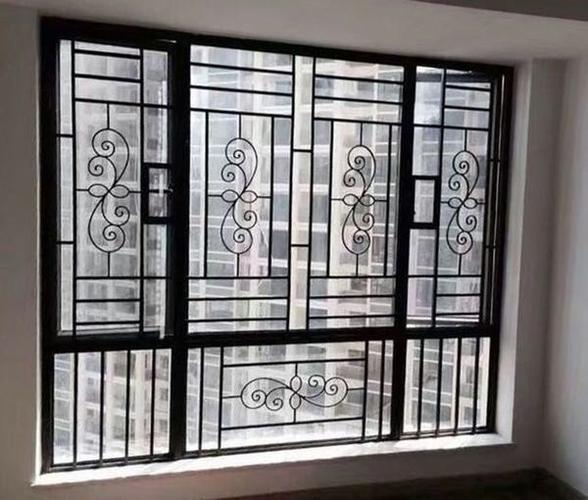 [优宜美新型家居装饰店] 苏州昆山阳台窗户防盗窗铝合金艺术港式窗花