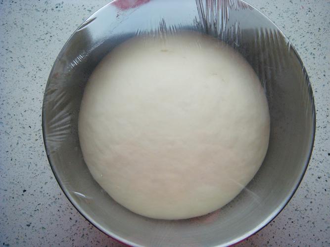 7面团发酵了2倍大.