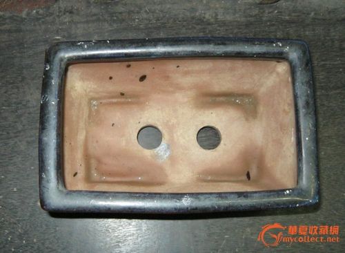 70年代紫砂均釉花盆