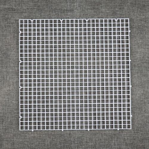 凤亭宠物透明隔离板水族跳盖板龟缸网格板塑料隔板可拼接裁剪鱼缸隔离