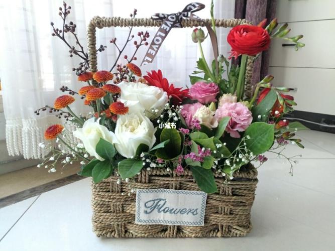 花篮插花_插花_学习_家居家装_家居装饰