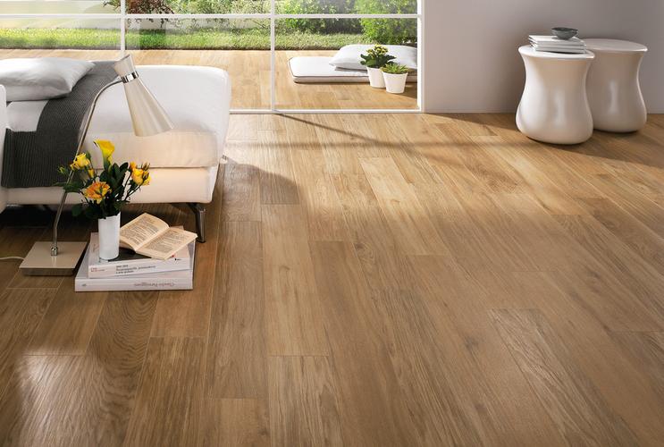 北欧装修客厅原木地板效果图