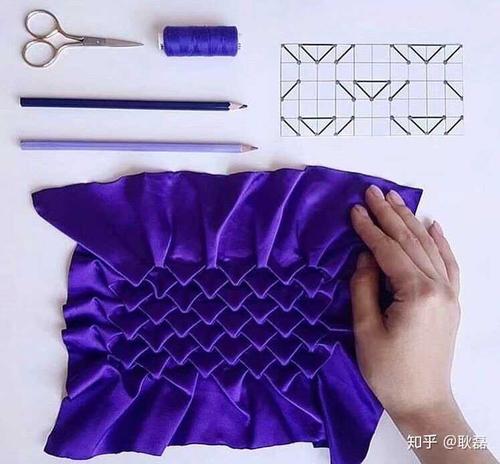 加拿大褶裥绣 (canadian smocking)图解分享