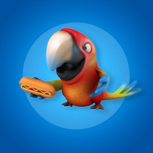 卡通动漫鹦鹉动物高清图片