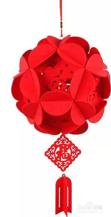 绣球灯笼怎么拼装