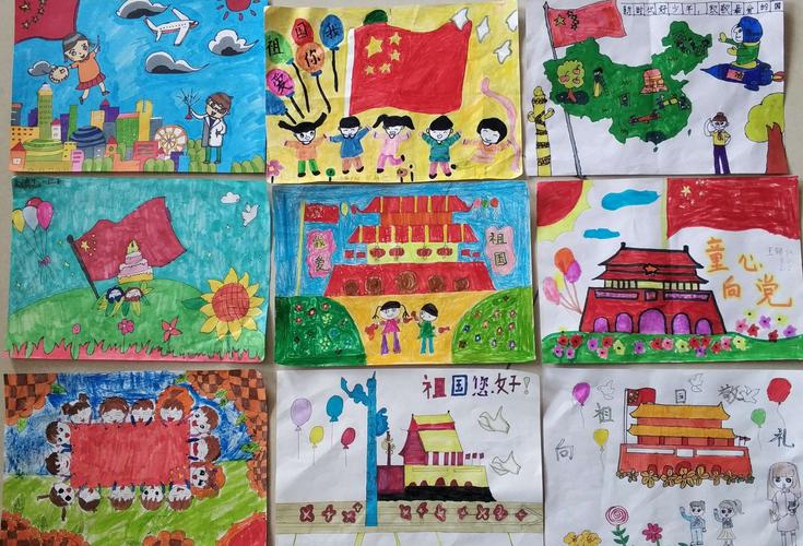 下面请欣赏孩子们用心画出来的作品.