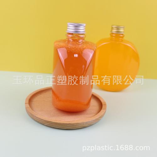 550ml pet塑料圆形扁瓶 饮料瓶 冷泡瓶