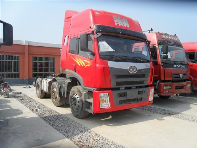 供应二手货车新款奥威双导牵引半挂车可分期付款