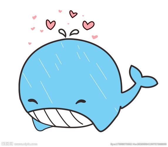 可爱萌鲸鱼图片