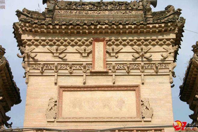 天水市甘谷县贯寺砖牌坊-23