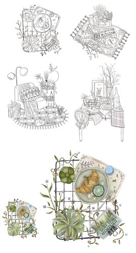 训练营见闻——静物03|插画|创作习作|李敏敏仪