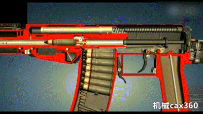 动画模拟突击步枪的工作原理,军械迷的最爱!