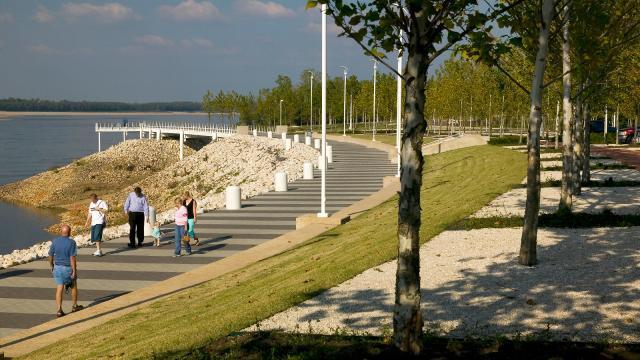 美国图尼卡河滨公园 - 滨水空间 - 园道景观学习网