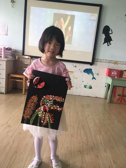 大班创意美术之《麦穗丛的七星瓢虫》 - 美篇