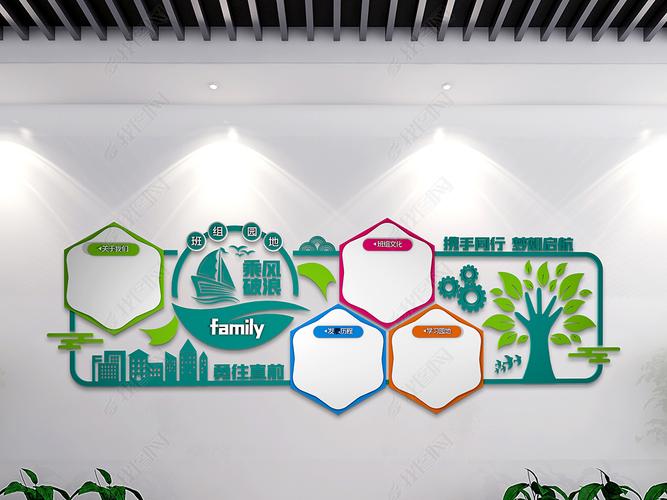 班组园地文化墙公司员工之家文化墙