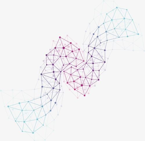 蓝色科技线条背景矢量素材